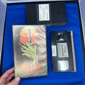 Satan’s Blood VHS Clamshell - Rare Vintage Horror